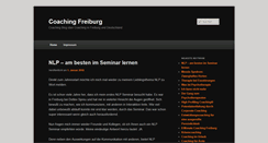 Desktop Screenshot of coachingfreiburg.net